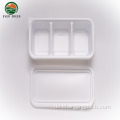 Mikrowavierbar 3 Fach -Einweg -Plastik -Bento -Box -Suppe